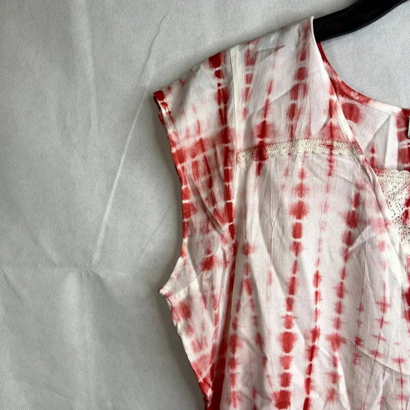 CW Classics Tie Dye Ombre Short Sleeve Top Size Large - Picture 4 of 8